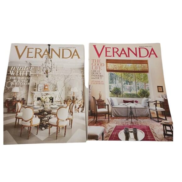 Lot Of 3 VERANDA Magazines 2015 2017 January & March, September Issues Decorate - Picture 2 of 13
